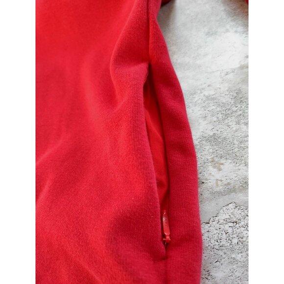 Athleta Cozy Karma Mock Neck Sweatshirt Red Dress Size Medium Tall - Picture 8 of 11